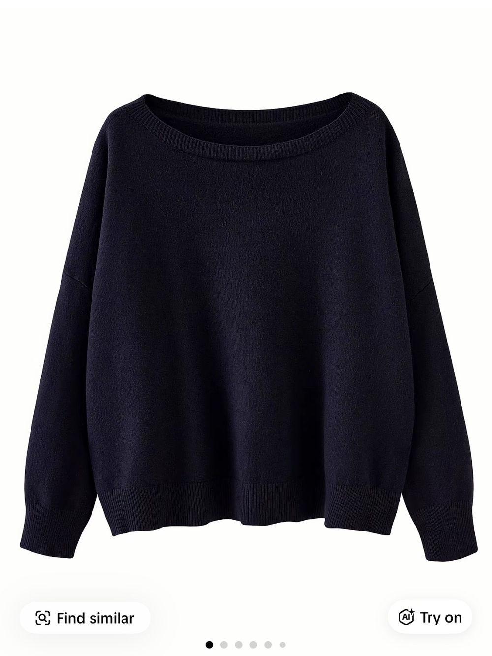 Classic Women's Crewneck Sweater - Black